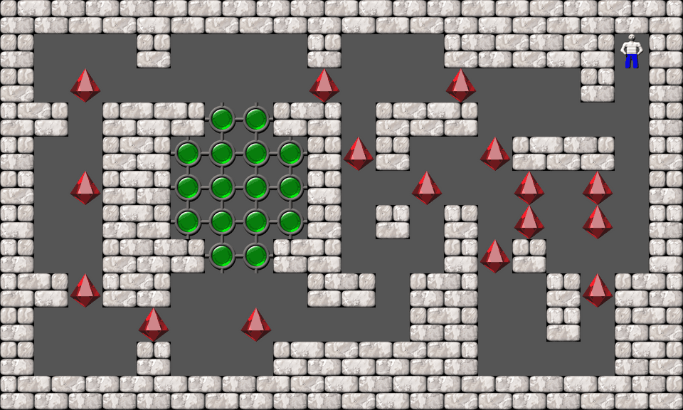 Сокобан More Bugs collections уровень 679